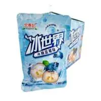 Карамель леденцовая HONG TAI KEEFOODS со вкусом черники, бокс 520г (26г*20 упак)