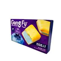 Печенье с начинкой Gangfu со вкусом голубики, 55г.