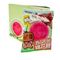 Сахарная вата "Капибара" со вкусом арбуза, бокс 144 г (12 г*12 упак)