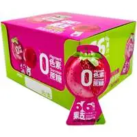 Жевательный мармелад Guo Zhi со вкусом клубники, бокс 460г. (23г.*20шт.)