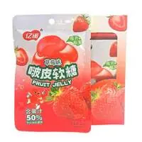 Мармелад жевательный с соком Yinuo "Fruit jelly" со вкусом клубники
