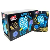 Кислая карамель LUXIING, бокс 400г (20г*20) черника
