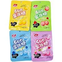 Карамель леденцовая LUXIING, бокс 360г (18г*20) клубника, арбуз, черника, лимон