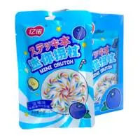 Карамель леденцовая "Mini crutch" со вкусом голубики оптом со склада Уссурийск