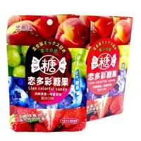 Карамель леденцовая и мягкая HONG TAI KEEFOODS ассорти вкусов (черника, виноград, клубника, персик), бокс 400г (20г*20 упак) оптом со склада Уссурийск