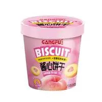 Печенье с начинкой Gangfu со вкусом персика, 50г. оптом со склада Уссурийск