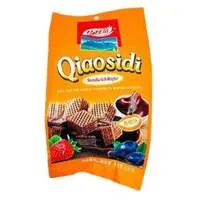 Вафли QIAOSIDI со вкусом апельсина, 236 гр оптом со склада Уссурийск