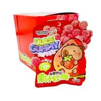 Жевательный мармелад "Капибара" со вкусом клубники, бокс 384 г( 32 г*12 упак) оптом со склада Уссурийск