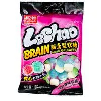 Жевательный мармелад LECHAO "BRAIN"с фруктовым вкусом, 118 г оптом со склада Уссурийск