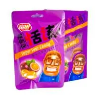 Жевательные конфеты "Super Sour Candy" со вкусом маракуйи, 520 гр  (26гр*20шт) оптом со склада Уссурийск