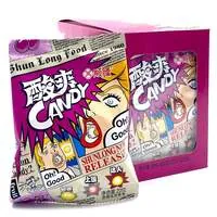 Конфета карамель SHUNLONG SOUR CANDY со вкусом винограда, бокс 400г (20г*20 упак) оптом со склада Уссурийск