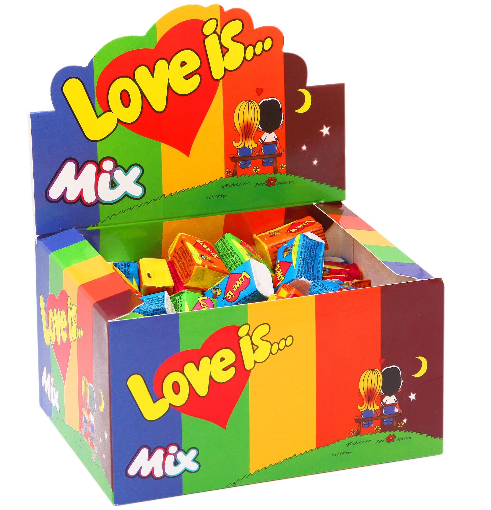Жев. рез. "Love is" МИКС 4,2гр (1 блок*100)