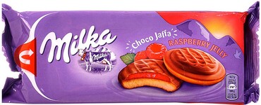 Печенье Милка Джафа с малиновой начинкой 147гр (24) оптом