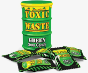 Леденцы Toxic Waste Green 42 г (12)
