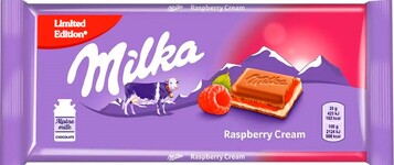 Милка Шоколадная плитка Малиновый крем 100гр (22)