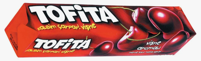 Жев. конфета TOFIITA со вкусом Вишня 47гр (20)