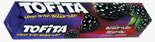 Жев. конфета TOFIITA со вкусом Черная смородина 47гр (20)