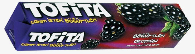 Жев. конфета TOFIITA со вкусом Черная смородина 47гр (20)