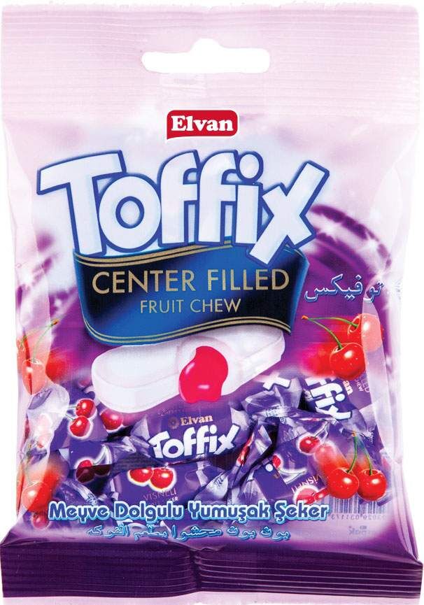 Жев. конфета TOFFIX вишня (24) оптом