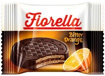вафли FIORELLA черный шок с апельсином 20гр (24*6) оптом