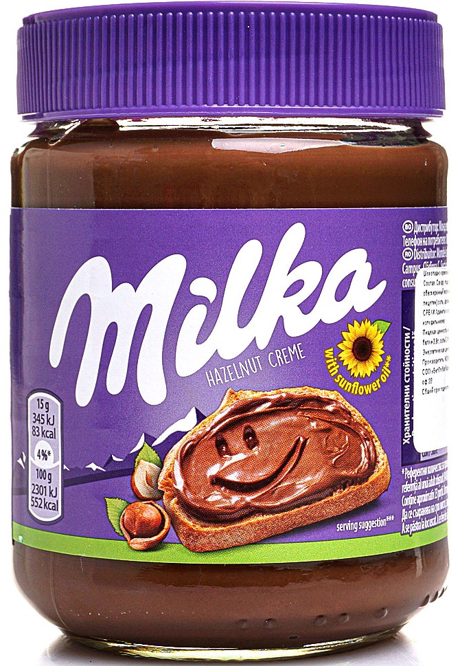 Шоколадная  паста Милка 350гр (12 шт) оптом