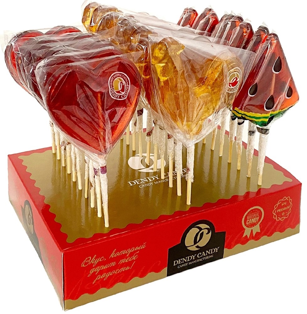 Леденцовая карамель "МИКС" Dendy Candy 40гр (30) оптом