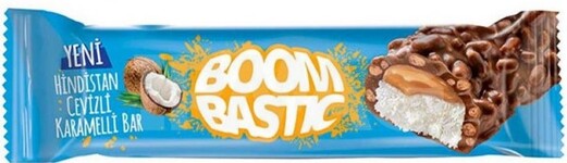 Батончик Boombastic в мол.шок.с кокосом,карамелью и хр.рисом 35гр (12) оптом
