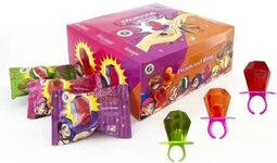 Леденцовая карамель Кольцо микс Dendy Candy 15гр (24) оптом