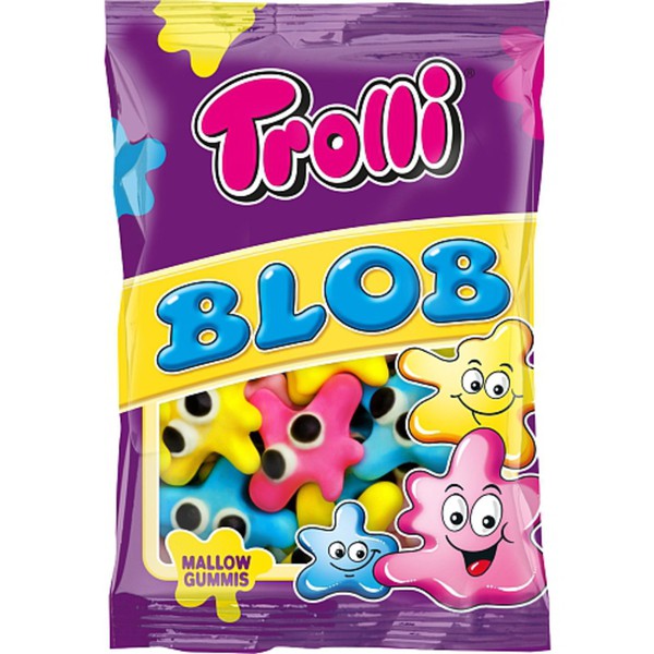 Мармелад жевательный Trolli Кляксы 100гр (12) оптом