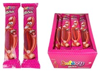 мармелад жеват. Jelaxy Клубника палочки 35гр (24*8) оптом