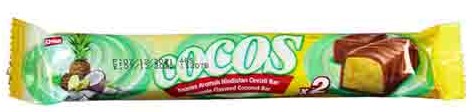 Батончик в молочном шоколаде ананас Cocos Bar 48 гр (24) оптом