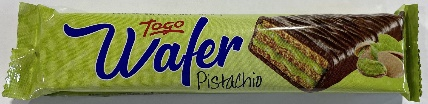 Вафли Wafer в шоколадной глазури с фисташковой начинкой 30гр (24*6) оптом