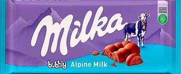 Милка Шоколадная плитка Бабл 90гр (14)