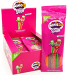мармелад жеват. Minicco кисло-сладкий палочки Микс вкусов 75гр (12*6) оптом