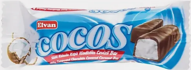 Батончик в молочном шоколаде с кокосом Cocos Bar 24гр (24)