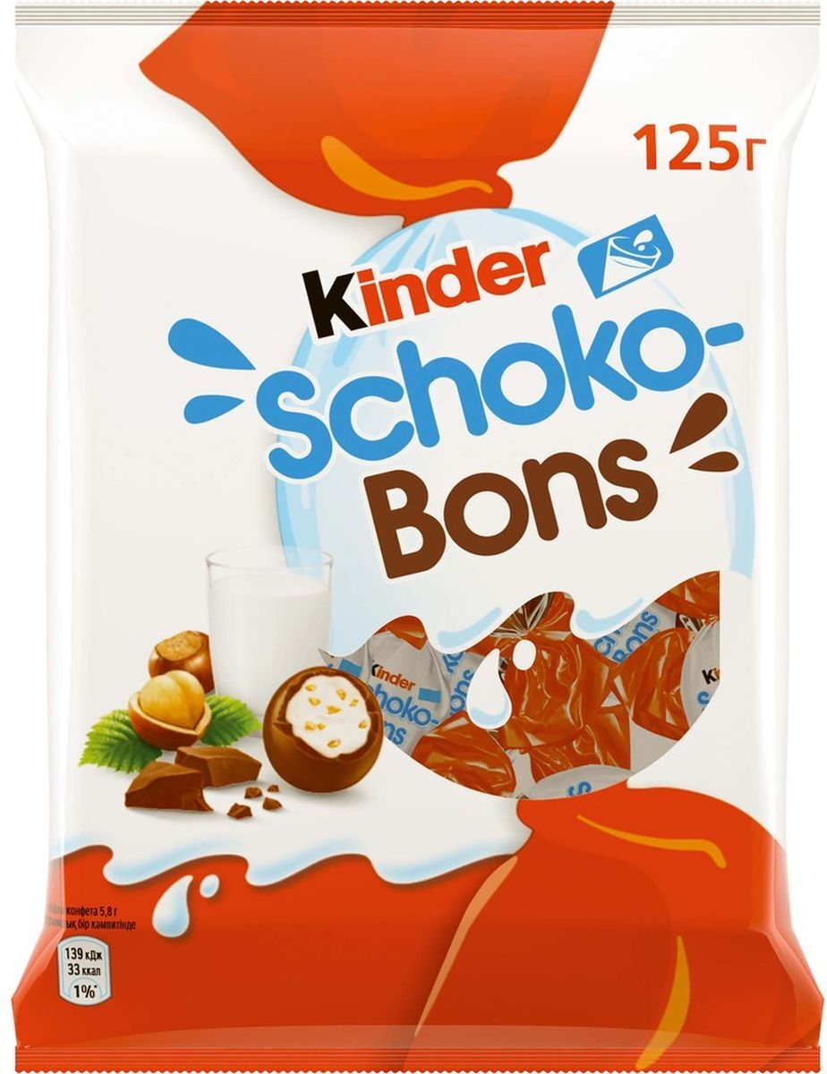 Конфеты Киндер Шоко Бонс 125гр (16)