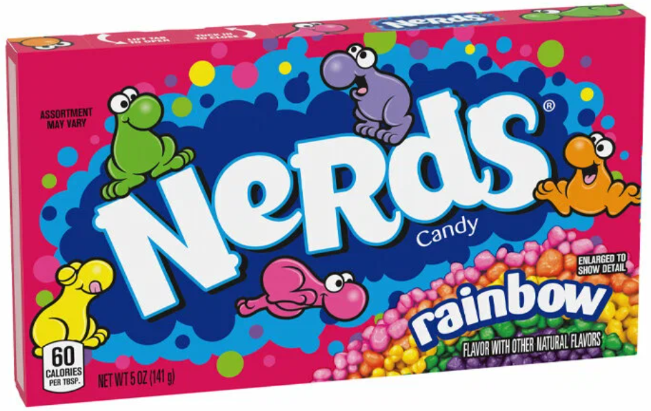 Драже NERDS Микс вкусов 141гр (12) оптом