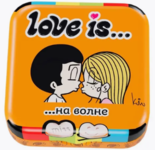 Осв. конфеты Love is... в форме сердца со вкусом морской соли и маракуйи 20 гр (12)
