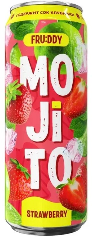 Напиток ФРУДДИ Мохито клубничный 0,45л (12) оптом