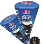 Вафли Dippo Cornet Coocies c молочной начинкой и какао-печеньем 25гр (24*6) оптом