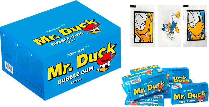 Жев. рез. "Mr. Duck" тутти-фрутти 3,5гр (1 уп*100 шт)