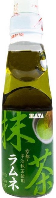 Газ. напиток Ramune 0,2л с зеленым чаем матча (стекло) (1) оптом