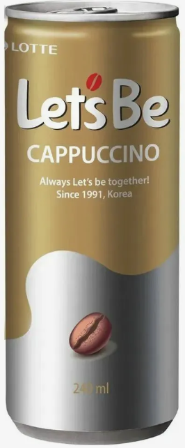 Напиток кофейный "Lets`Be" Cappuccino 240мл (30) оптом