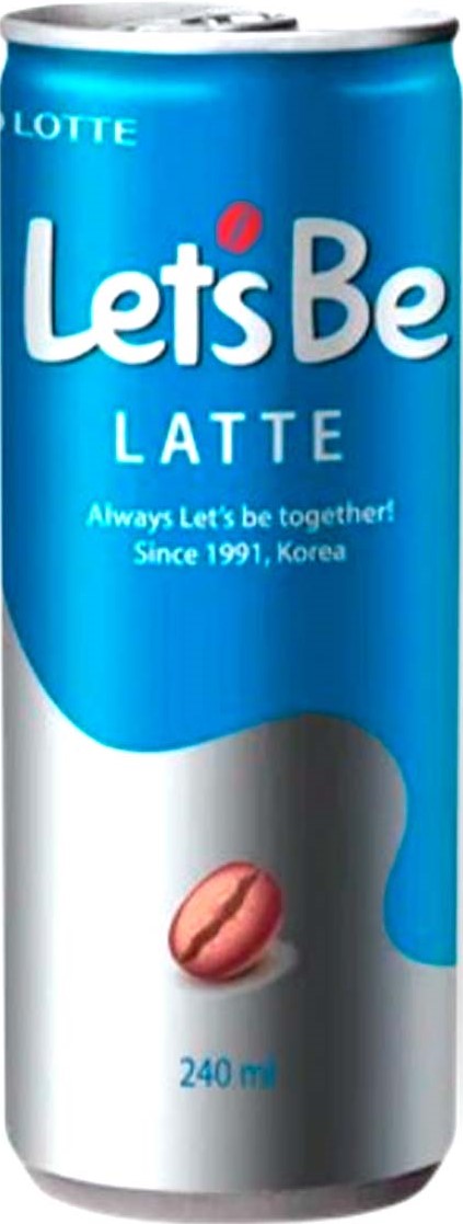 Напиток кофейный "Lets`Be" Latte 240мл (30) оптом