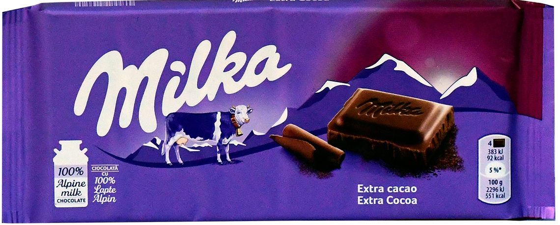 Милка Шоколадная плитка Экстра Какао Дарк 90гр (25)