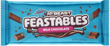 Шоколадная плитка Mr Beast Milk 60гр (10) оптом
