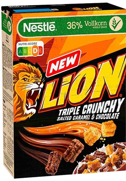 Готовый завтрак Nestle Lion Triple Crunchy 300гр (8) оптом