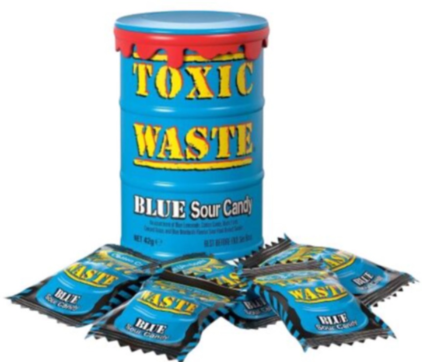 Леденцы Toxic Waste Blue 42 г (12)