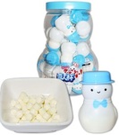 Конфеты сосательные со вкусом молока Снеговик Yimubai 30*8г оптом