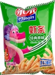 Крекеры со вкусом креветок оригинальные Qinqin 80г. оптом